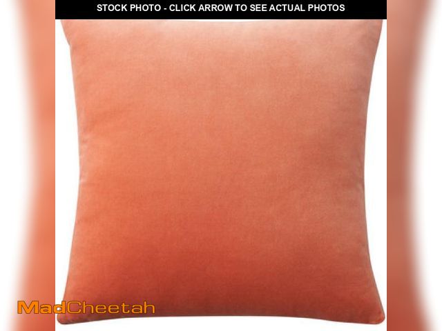 Lot 74-2073031 - Tommy Hilfiger - Hilfiger 1985 - Cotton Canvas Pillow Cover Coral 22" - USED