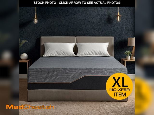 Lot 74-12898974 - EGOHOME 14 Inch Queen Mattress, Copper Gel Memory Foam Mattress for Pain Relief, Therapeutic Mattres...