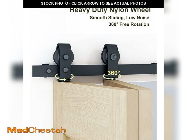 Lot 74-12804823 - Calhome 63in Bi-Folding Sliding Barn Door Hardware - UNUSED