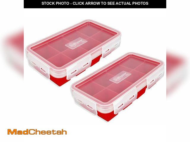 Lot 74-13544202 - IceTopper XL Ice Cube Tray with Attached Lids - Easy Release Ice Cube Molds, 8 Large Cubes per Tray,...