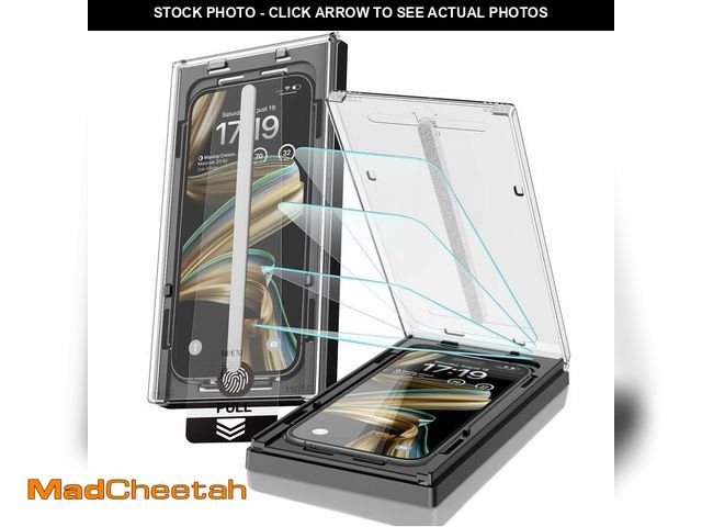 Lot 74-14425963 - EZ-GLAZ-4 Pack for iPhone 16 Pro Screen Protector (6.3") HD Clear - UNUSED