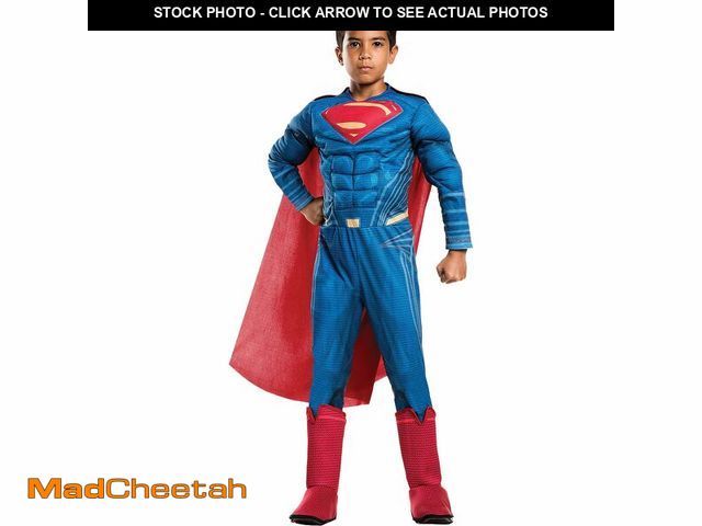 Lot 74-13547953 - Rubies DC Justice League: Superman Costume for Kids, Boy's Small - UNUSED