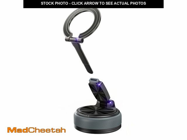 Lot 74-14061927 - Magnetic Car Phone Mount, 2-in-1 Detachable Ring Stand for Desk &amp; Dashboard, 360ÃÂ° Triple Axis...