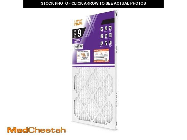 Lot 74-12673215 - HDX 15 in. x 20 in. x 1 in. Superior Pleated Air Filter FPR 9, MERV 12 (Set Of 12) - UNUSED