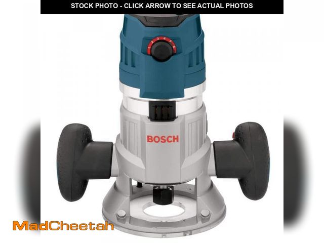Lot 74-12361964 - Bosch 15 Amp 3-1/2 in. 2.3 HP Corded Electric Variable Speed Fixed Base Router Kit with Trigger Cont...