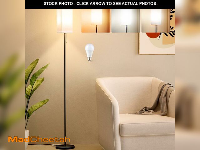 Lot 74-12707890 - Ziisee Floor Lamps for Living Room, Modern Standing Lamp with Pull Chain Switch, 3 Color Temperature...