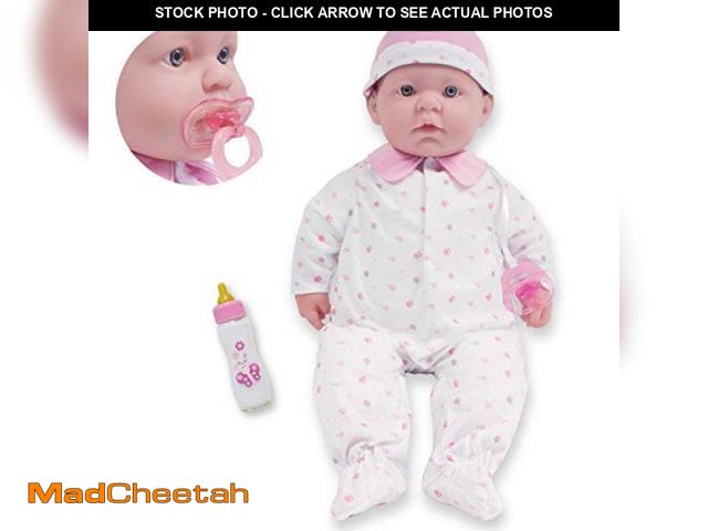 Lot 74-12510285 - JC Toys 20-inch La Baby Soft Body Doll | Washable | Gift Set includes Magic Milk Bottle &amp; Pacifi...