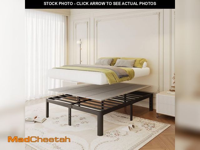 Lot 74-14259424 - HOMZENE 0.4 in. Full Box Spring with Foldable Split Bunkie Board - UNUSED