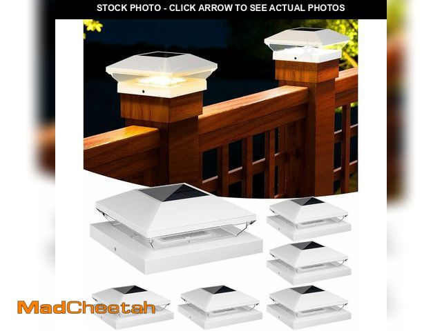 MadCheetah.com - Lot 74-13282529 - T-SUN Solar Post Cap Lights Outdoor ...