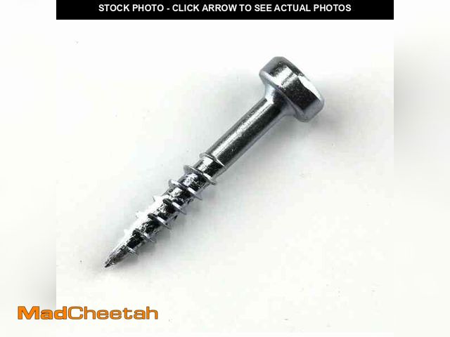 Lot 74-12871024 - Kreg #7 x 1 in. Square Drive Pan-Head Zinc Pocket-Hole Screw (250-Pack) - UNUSED