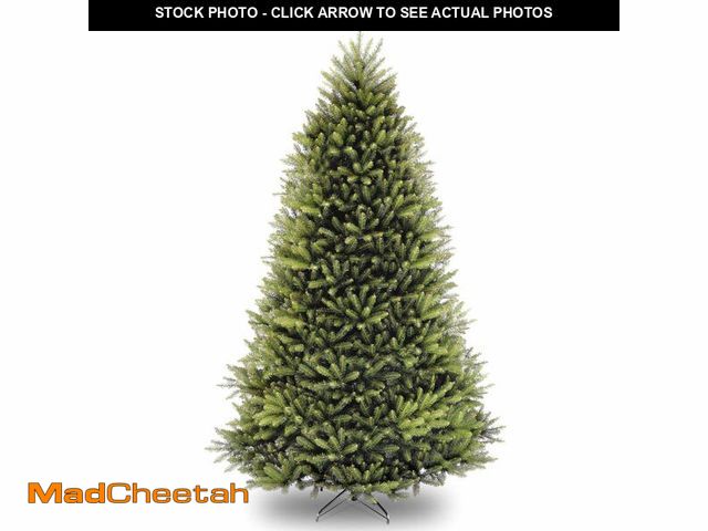 Lot 74-12784503 - National Tree Company 9 ft Unlit Dunhill Fir Full Artificial Christmas Tree, 4,026 Tips, Includes St...