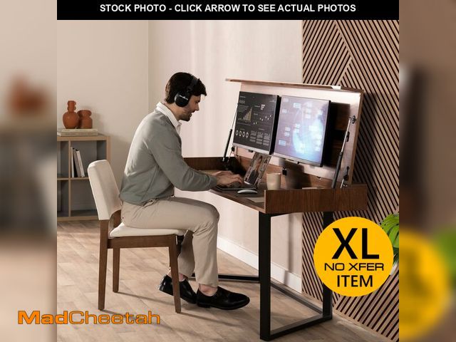 Lot 74-12568813 - Transformer Table to Desk Ã¢â¬â Expandable Dining Table to Computer Desk, Work-from-Home Office D...