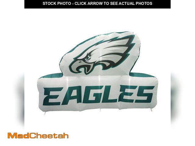 Lot 74-12857323 - Logo Brands Philadelphia Eagles Pre-Lit 7âx10â Team Inflatable - UNUSED