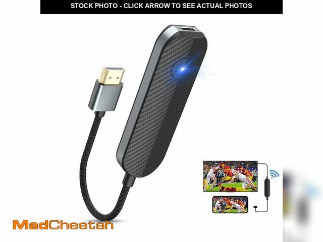 Lot 74-14377278 - 4K 1080P Wireless HDMI Display Adapter, WiFi Streaming Movies, Shows Receiver for i-Phone, i-Pad, An...