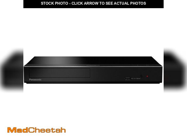 Lot 74-12760403 - Panasonic Premium 4K Blu Ray Player, UHD DVD Blu Ray Player with Hi-Res Sound, 4K VOD Streaming, HDR...