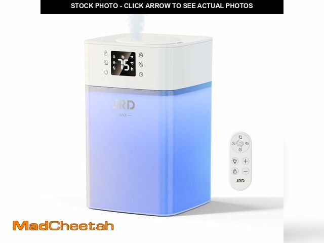 Lot 74-13473477 - JRD Humidifiers 4L for Bedroom, Cool Mist Humidifier for Large Room, 40H Runtime, Night Light, 360Ã...
