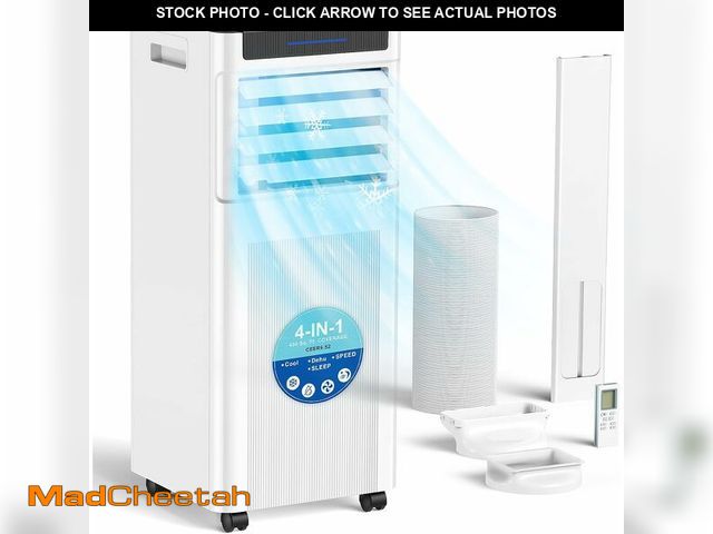 Lot 74-14614905 - 10000 BTU Portable Air Conditioners, Portable AC up to 450 Sq.Ft,4 in 1 Portable AC Unit with Cool,D...