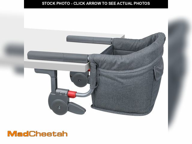 Lot 74-14268854 - JOZZVE Premium Hook On High Chair, One-Pull Quick Install No Twisting, Heavy Duty Steel Frame, Safe ...