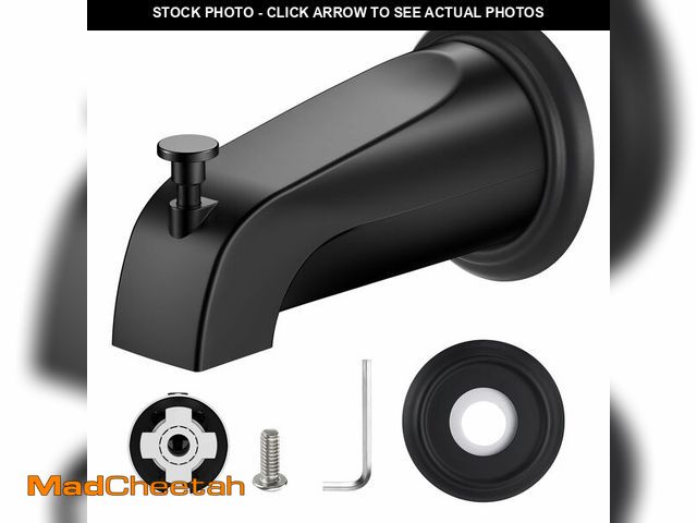 Lot 74-14214536 - Tub Spout with Diverter, Slip-Fit Bathtub Faucet Replacement for 1/2" Copper Pipe, Includes Metal Co...
