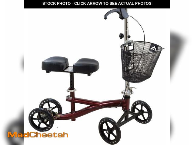 Lot 74-14349696 - Roscoe Medical Knee Walker Scooter for Adults for Foot Surgery, Foldable Leg Scooter for Broken Foot...