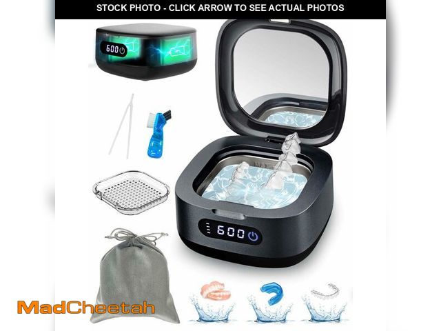 Lot 74-14273927 - Voraiya Rechargeable Ultrasonic Retainer Cleaner, Portable Retainer Cleaner Machine, 52kHz Retainer ...