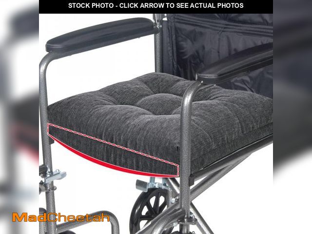Lot 74-11550949 - HAVARGO 18x16 Memory Foam Wheel Chair Cushions for Seniors, Dual-Layer Anti-Sagging Patent Design wi...
