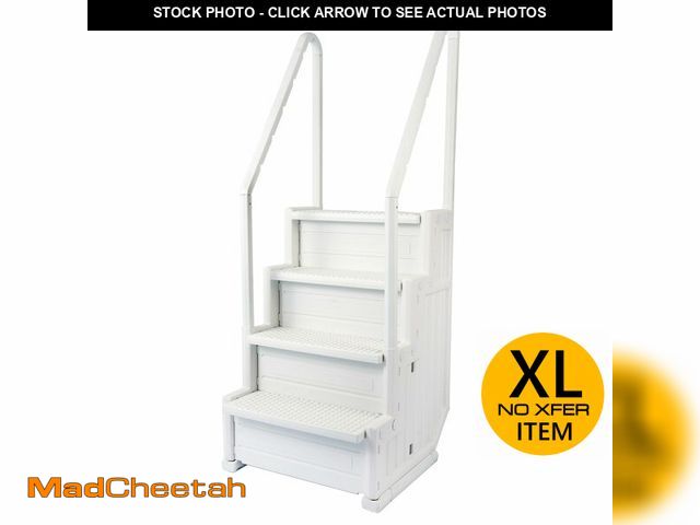 Lot 74-13123173 - Blue Wave Easy Pool Step Above Ground Swimming Pool Step to Deck - USED