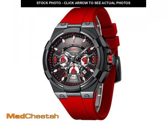 Lot 74-12310092 - MF MINI FOCUS Mens Watches Unique Hollow Casual Wrist Watch (Chronograph/Waterproof/Luminous/Calenda...