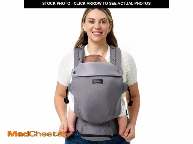 Lot 74-12975452 - Momcozy Newborn Baby Carrier - Ergonomic, Cozy and Lightweight Carrier for 7-24lbs, Adjustable Neck ...