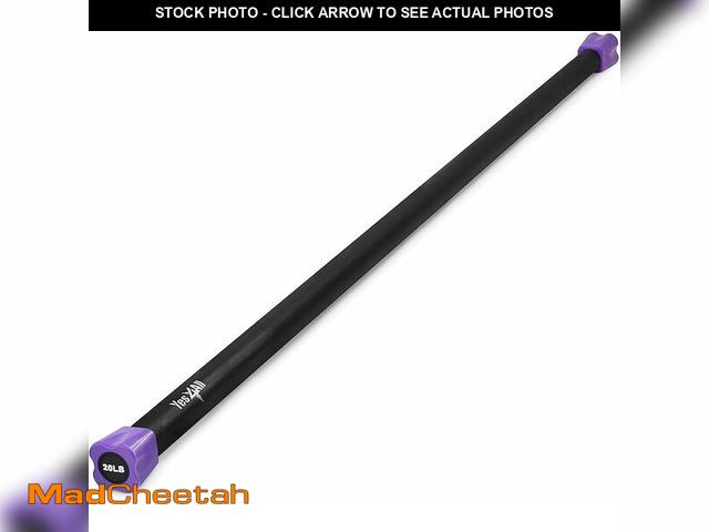 Lot 74-13927808 - Yes4All Total Body Workout Weighted Pilates Bar, Body Bar For Exercise, Therapy, Aerobics, and Yoga,...