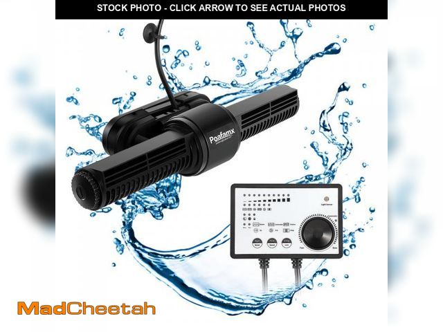 Lot 74-12119664 - Poafamx 65W Wave Maker for Aquarium 125 Gallon Wavemaker with LED Display Controller Magnet Suction ...