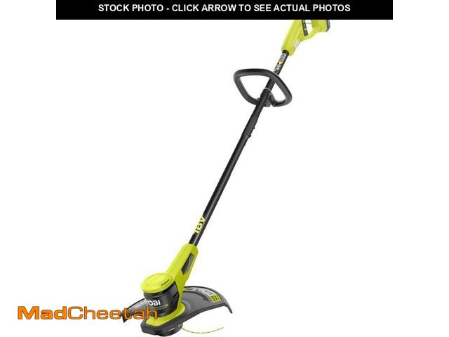 Lot 74-13778807 - RYOBI ONE+ 18V 13 in. Cordless Battery String Trimmer with 2.0 Ah Battery and Charger - UNUSED