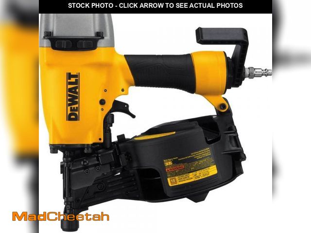 Lot 74-12085918 - DEWALT Pneumatic 15-Degree Coil Corded Siding Nailer - UNUSED
