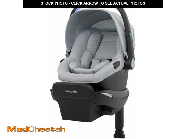 Lot 74-12696336 - Evenflo Revolve180 LiteMax NXT Rotational Infant Car Seat with SensorySoothe and with Accessory Load...