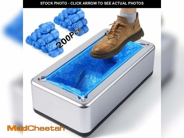 Lot 74-13564316 - Shoe Covers Dispenser with 200pcs Shoe Cover Disposable Non Slip, User-Friendly and Reliable Shoe Co...