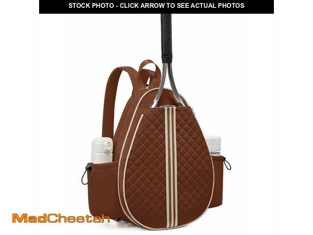 Lot 74-14340010 - Sucipi Tennis Bag, Stylish Quilted Tennis Backpack, Water Resistant Tennis Racket Bag for Women Men,...