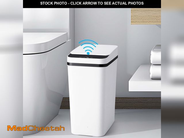 Lot 74-14056640 - Anborry Bathroom Trash Cans with Lid Touchless Automatic Motion Sensor 4 Gallon Small Garbage Can, S...