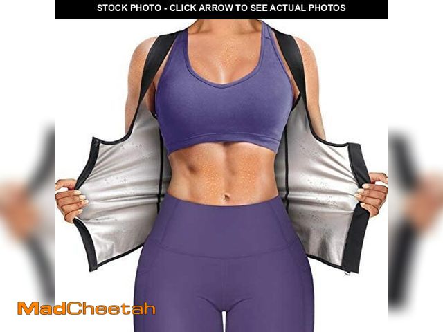 Lot 74-14149153 - Junlan Sauna Suit for Women Waist Trainer Vest for Women Sweat Tank Top Shaper for Women with Zipper...