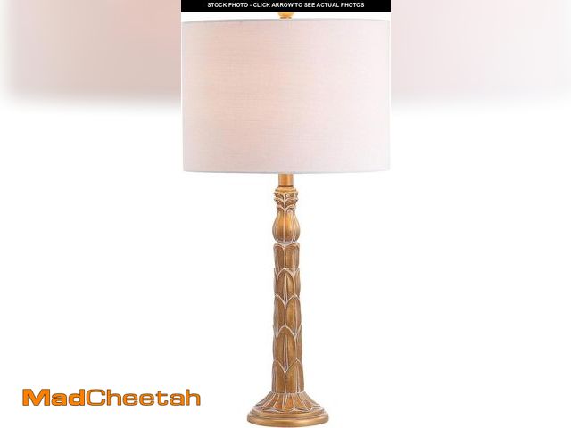 Lot 74-12137046 - JONATHAN Y JYL3032A Blanche 28.7" Resin LED Table Lamp Traditional Classic Bedside Desk Nightstand L...