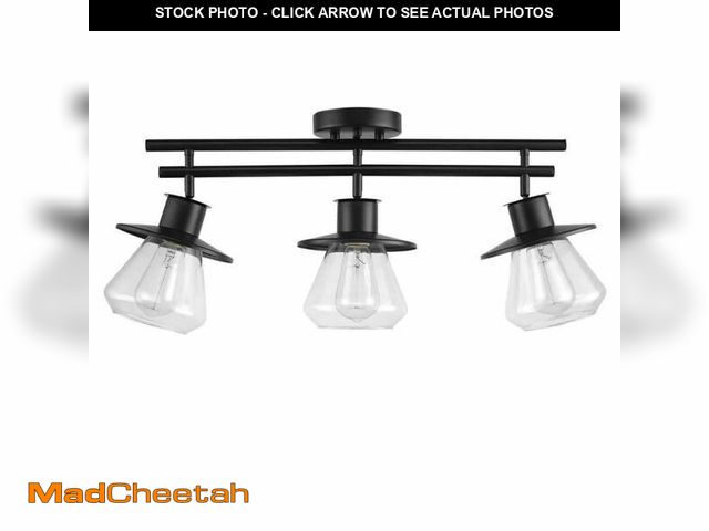 Lot 74-12557294 - Hampton Bay 3-Light Dark Bronze/Black LED Track Lighting Kit - UNUSED
