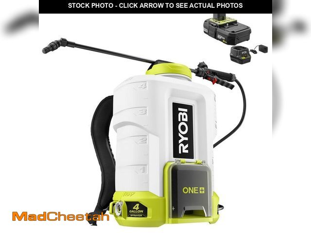 Lot 74-14439244 - ONE+ 18V Cordless Battery 4 Gallon Backpack Chemical Sprayer with 2.0 Ah Battery and Charger - USED