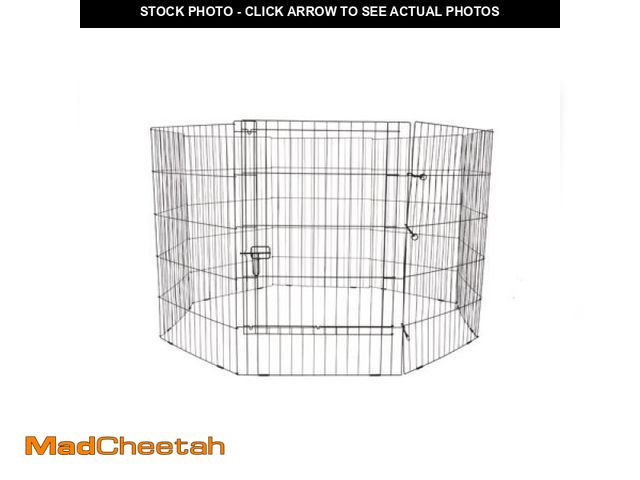 Lot 74-12405223 - Vibrant Life 36  High 8-Panel Customizable Pet Exercise Playpen with Door for Dogs Upto 70 Lb - USED