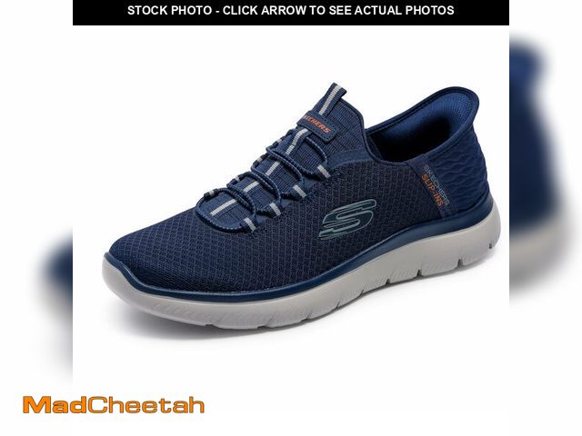 Lot 74-14064631 - Skechers Men's Summits High Range Slip-in Loafer, Navy, 11.5 Wide - UNUSED