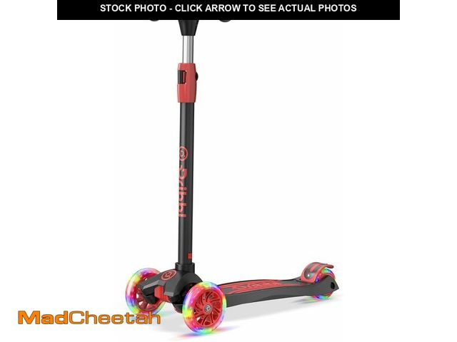Lot 74-13382238 - Dribbl 3-Wheel Kids Scooter - Lean-to-Steer Technology, Adjustable Height Handlebar, Anti-Slip Deck,...