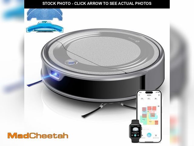 Lot 74-14316426 - Lefant M310 Ultra Robot Vacuum and Mop, 6000Pa Suction-Slim Robotic Cleaner with ToF LiDAR Navigatio...