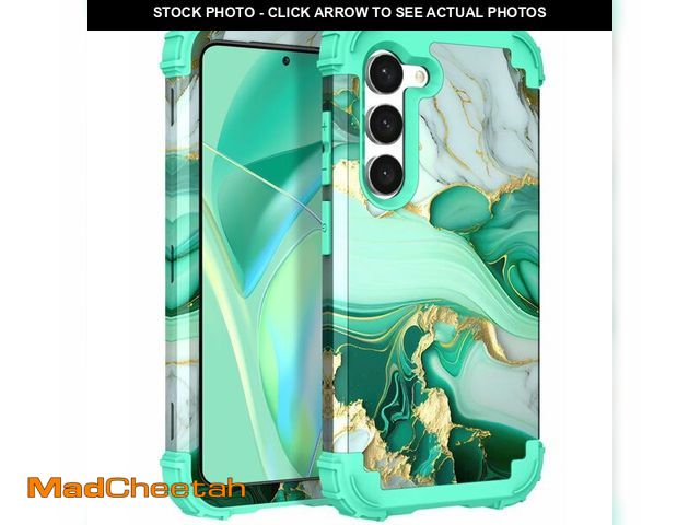 Lot 74-14268175 - Hocase for Galaxy S23 Plus Case, Shockproof Heavy Duty Protection Soft Silicone Rubber Bumper+Hard P...