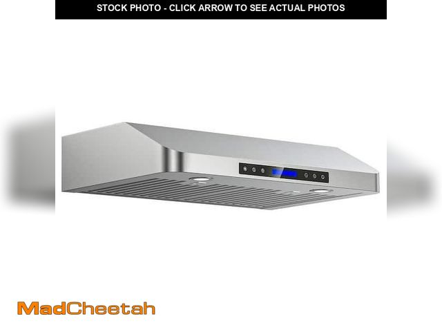 Lot 74-12580823 - Mantra AVSC1 Series 30 in. 375 CFM Max Blower Convertible Under Cabinet Range Hood in Stainless Stee...