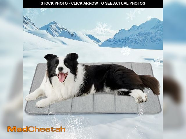 Lot 74-14387322 - ZAKAPAWS Dog Cooling Mat for Large Dogs Ã¢â¬â 35"x23" Orthopedic Memory Foam Pad for Summer, Hot ...