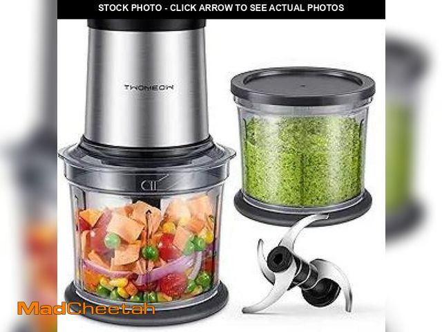 Lot 74-12075282 - TWOMEOW Food Processor 4 Cup, Electric Food Chopper, Ã£â¬ÂSmall but PowerfulÃ£â¬âMeat Grinder w...