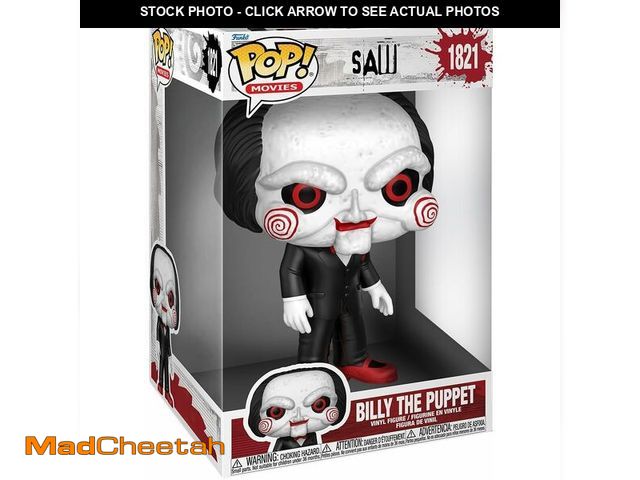 Lot 74-12695587 - Funko Pop! Jumbo: Saw - Billy The Puppet - Collectable Vinyl Figure - Gift Idea - Official Merchandi...